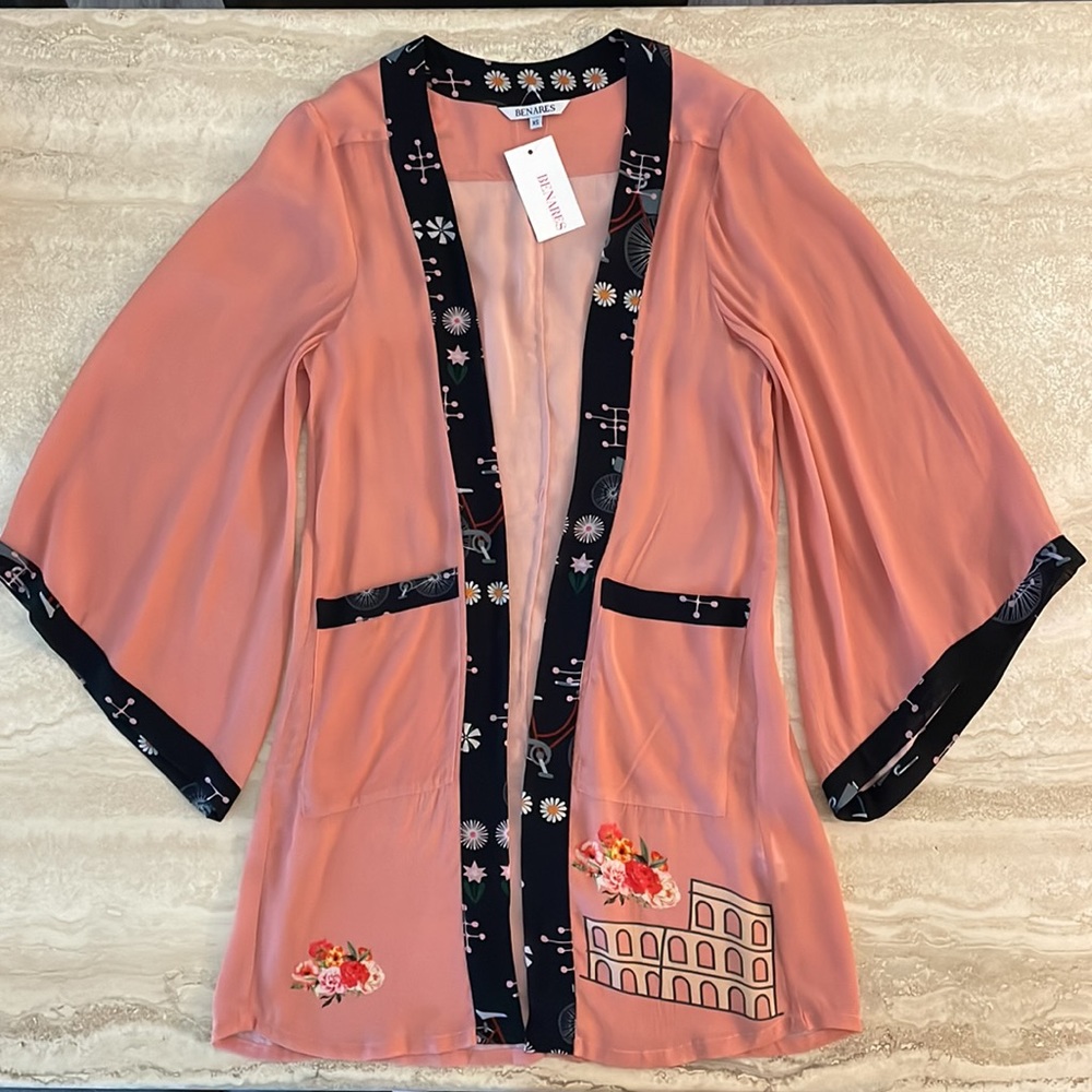 Benares Floral Bohemian Duster Kimono